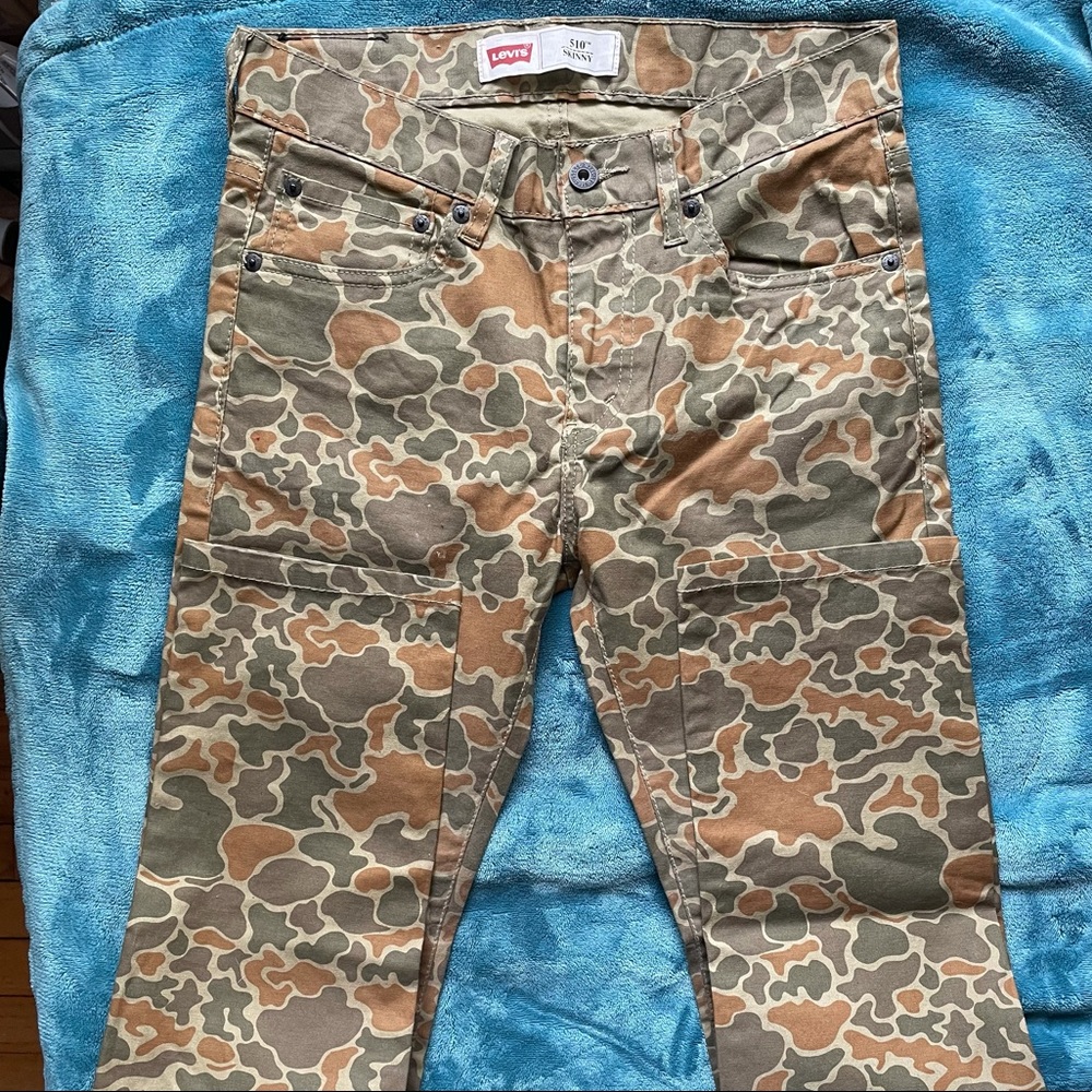 New boys Levi 510 camouflage pants/jeans